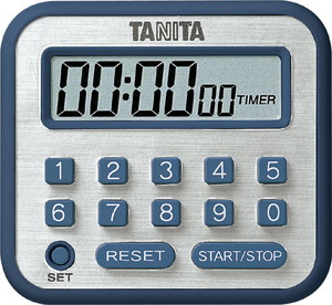 タニタ デジタルタイマー TD-375 ブルー
